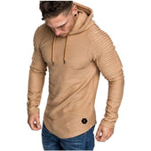 Kapuzen- und Rüschen-Sweatshirt für Herren-Bombardina.de