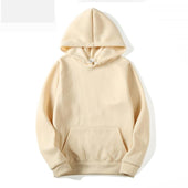 Einfarbiger Herren-Hoodie-Bombardina.de