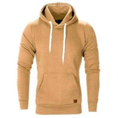 Herren-Hoodie mit weißen Schnüren-Bombardina.de