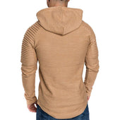 Kapuzen- und Rüschen-Sweatshirt für Herren-Bombardina.de
