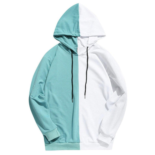 Zweifarbiger Herren-Hoodie-Bombardina.de