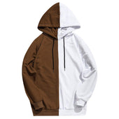 Zweifarbiger Herren-Hoodie-Bombardina.de