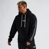 Herren-Hoodie mit Streifen an den Ärmeln-Bombardina.de