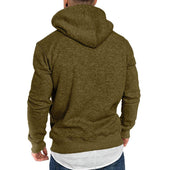 Herren-Hoodie mit weißen Schnüren-Bombardina.de
