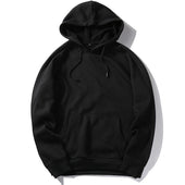 Einfarbiger Herren-Hoodie-Bombardina.de