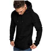 Kapuzen- und Rüschen-Sweatshirt für Herren-Bombardina.de
