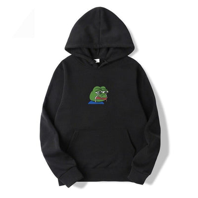 Herren Hoodie mit Froschmotiv-Bombardina.de