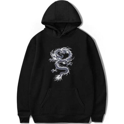 Herren-Hoodie mit Drachenmotiv-Bombardina.de