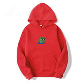 Herren Hoodie mit Froschmotiv-Bombardina.de