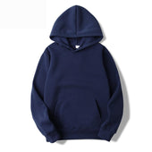Einfarbiger Herren-Hoodie-Bombardina.de