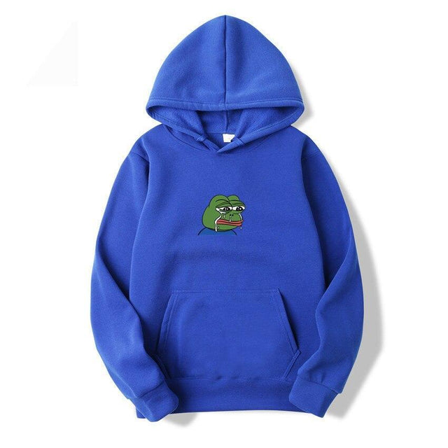Herren Hoodie mit Froschmotiv-Bombardina.de