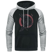 Herren-Kapuzenpullover mit Vogelmotiv-Bombardina.de