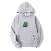 Herren Hoodie mit Froschmotiv-Bombardina.de