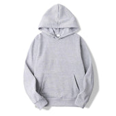 Einfarbiger Herren-Hoodie-Bombardina.de