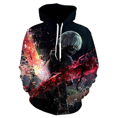 Herren-Hoodie mit dem Anime-Bombardina.de-Print