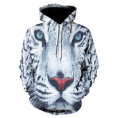 Herren-Kapuzenpullover mit Löwen-Bombardina.de-Motiv