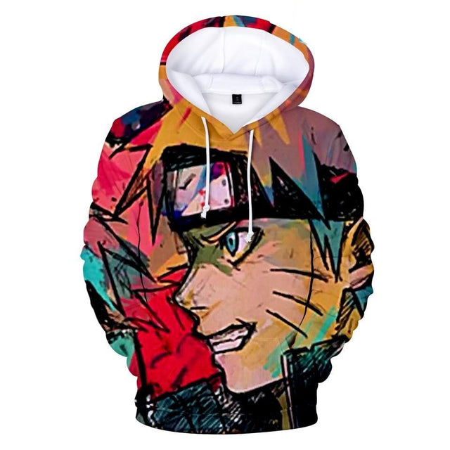 Herren-Hoodie mit dem Anime-Bombardina.de-Print
