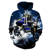 Herren-Hoodie mit einem Motiv von Motorrad-Bombardina.de