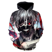 Herren-Hoodie mit dem Anime-Bombardina.de-Print