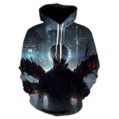 Herren-Hoodie mit dem Anime-Bombardina.de-Print