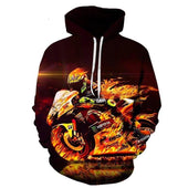 Herren-Hoodie mit einem Motiv von Motorrad-Bombardina.de