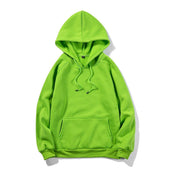 Einfarbiger Herren-Hoodie-Bombardina.de