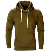 Herren-Hoodie mit weißen Schnüren-Bombardina.de