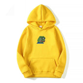Herren Hoodie mit Froschmotiv-Bombardina.de