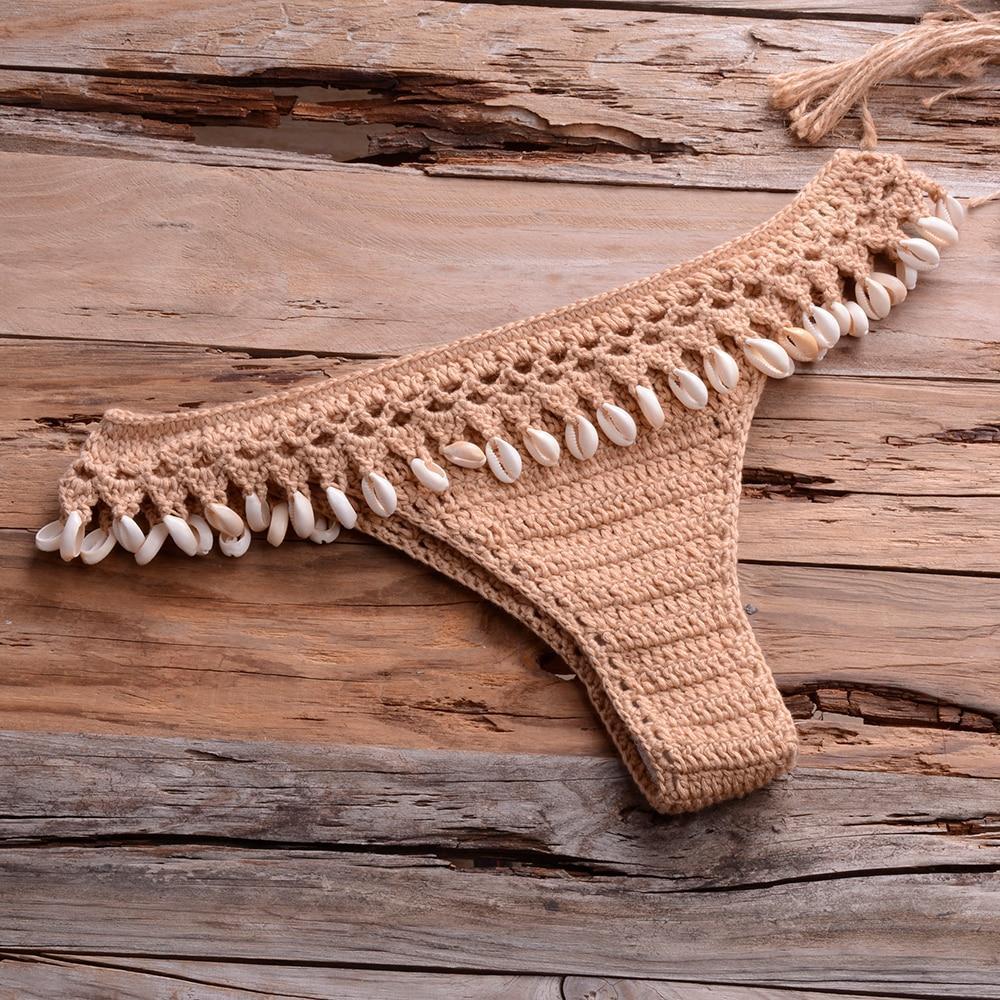 Brasilianischer Bikini-Slip mit Muscheln-Bombardina.de
