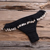 Brasilianischer Bikini-Slip mit Muscheln-Bombardina.de