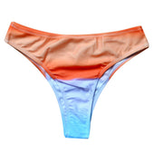 Brasilianischer Bikini-Slip mit geometrischem Muster-Bombardina.de