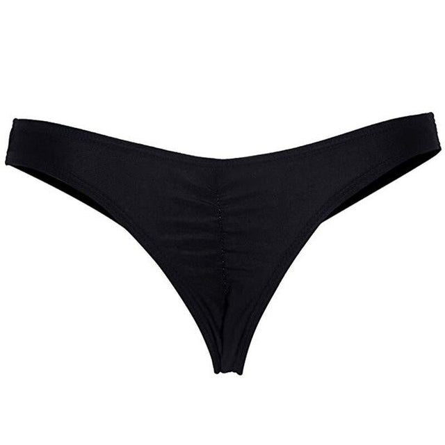 Brasilianischer Bikini-Slip mit gerafftem Rücken-Bombardina.de