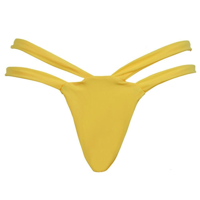 Brasilianischer Bikini-Slip mit Streifen-Bombardina.de