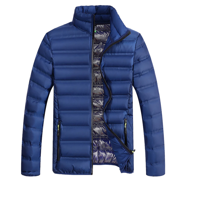 Einfarbige Herren-Winterjacke-Bombardina.de