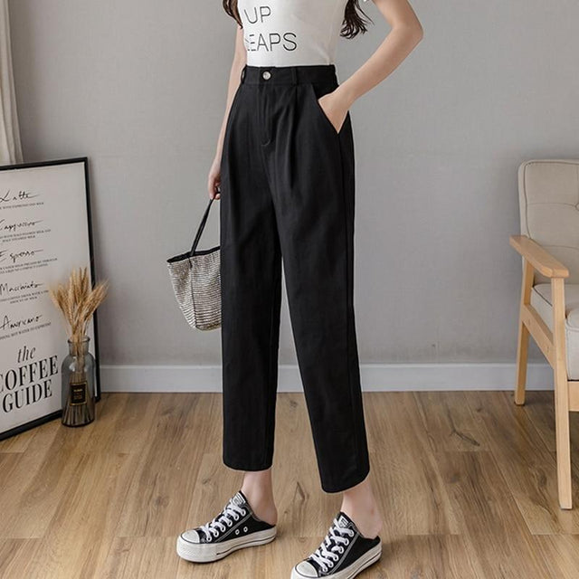 Damen-Chinos mit lockerem Schnitt-Bombardina.de