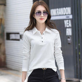 Langarm-Poloshirt für Damen-Bombardina.de