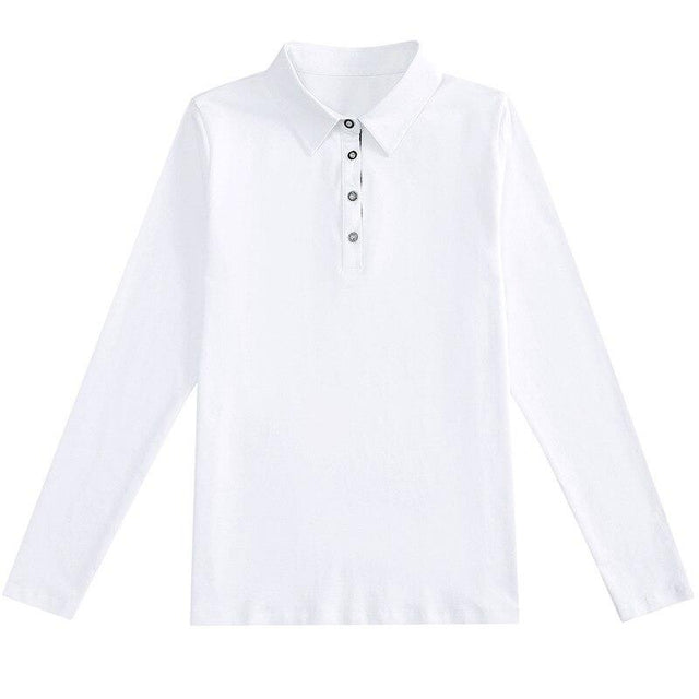 Langarm-Poloshirt für Damen-Bombardina.de