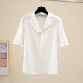 Weit geschnittenes Damen-Poloshirt-Bombardina.de