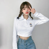 Langarm-Poloshirt für Damen-Bombardina.de
