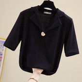 Weit geschnittenes Damen-Poloshirt-Bombardina.de
