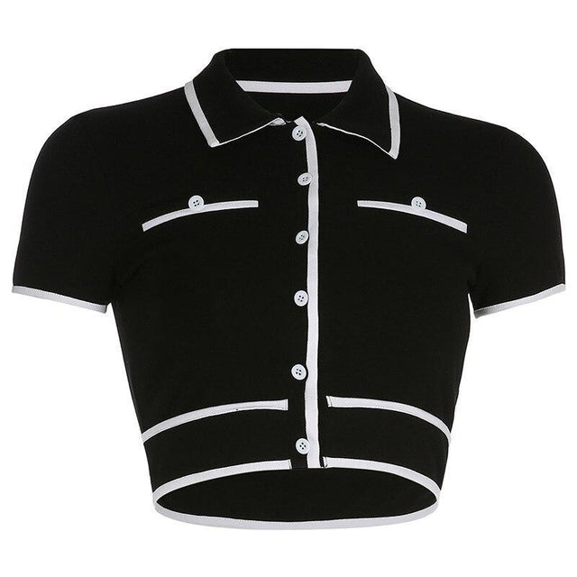 Damen-Poloshirt mit Taschen-Bombardina.de