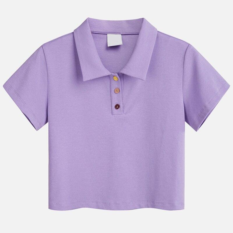 Kurz geschnittenes Damen-Poloshirt-Bombardina.de
