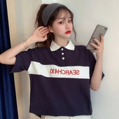 Damen-Poloshirt mit der Aufschrift-Bombardina.de
