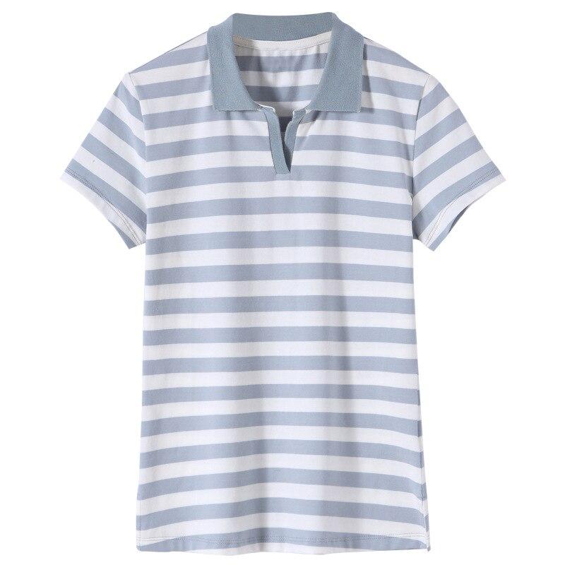 Gestreiftes Damen-Poloshirt-Bombardina.de