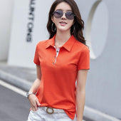 Kurzarm-Poloshirt für Damen-Bombardina.de
