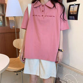 Damen-Poloshirt mit der Aufschrift-Bombardina.de