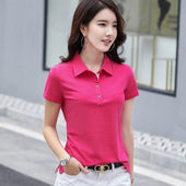 Kurzarm-Poloshirt für Damen-Bombardina.de