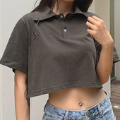 Damen-Poloshirt mit Kleiderbügeln-Bombardina.de