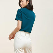 Damen-Poloshirt mit Abzeichen-Bombardina.de