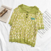 Leoparden-Poloshirt für Damen-Bombardina.de